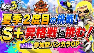 【参加型】夏季２度目の昇格戦＆バンカラOP！【スプラトゥーン3】#ロイクロ #スプラ3 #バンカラマッチオープン #参加型 #ライブ #splatoon3 #shorts #縦型配信