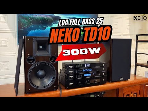 Mở hộp và trải nghiệm loa full bass 25 Neko TD10