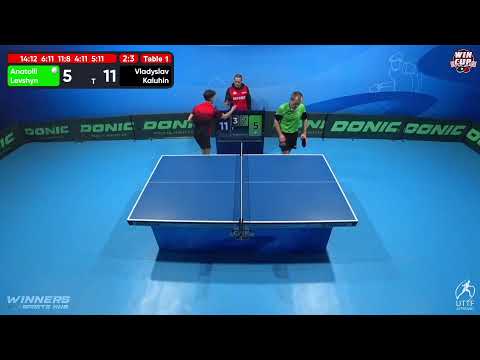 16:30 Anatolii Levshyn 2-3 Vladyslav Kaluhin West 3 WIN CUP 28.11.2022 | TABLE TENNIS WINCUP