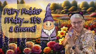 Fairy Fodder Friday: It's a Gnome! Also: Library Book Sale, Yard Sales, & Gardening!