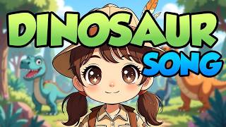Dinosaurs Song for Kids | T-Rex Triceratops Stegosaurus