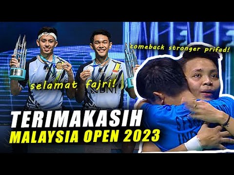 Rekap Malaysia Open 2023 | ADA TANGIS GANDA PUTRI DI BALIK BAHAGIANYA FAJAR/RIAN