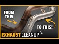 How To Clean Restore Motorcycle Exhaust Pipes The Shop Manual