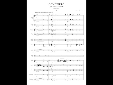 Robert Schumann - Violin Concerto in D Minor, WoO 23