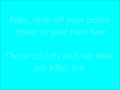 Bed of my Chevy by Justin Moore (with lyrics)