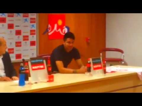 Mauro Dos Santos presentado en la UD Almería habla de Eddy