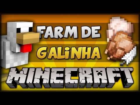 ✔ Minecraft: FARM DE GALINHA // Frango , Penas e Ovos (Automática / Compacta) [PC e PE]