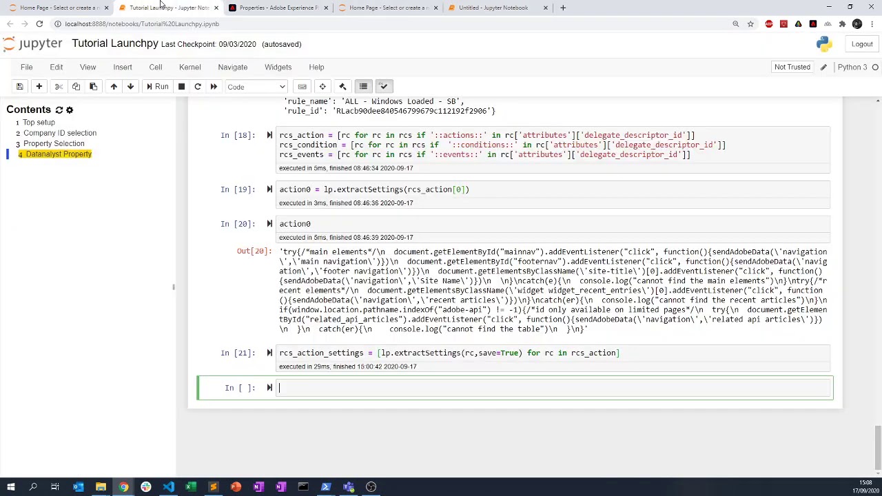 Adobe Launch API : Extracting Rule Components and more