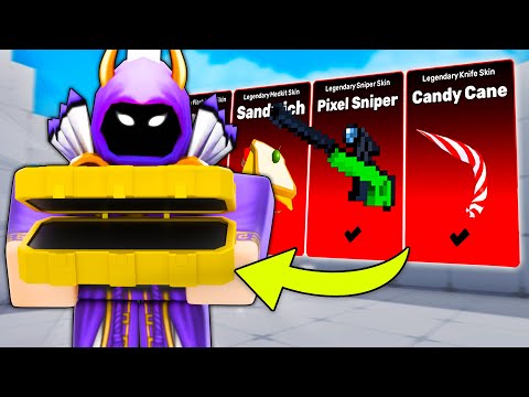 SKIN CASE chooses my LOADOUT in Roblox Rivals!