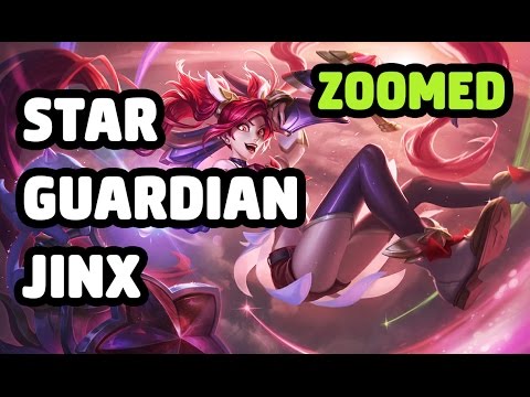 STAR GUARDIAN JINX SKIN ZOOMED SPOTLIGHT - LEAGUE OF LEGENDS