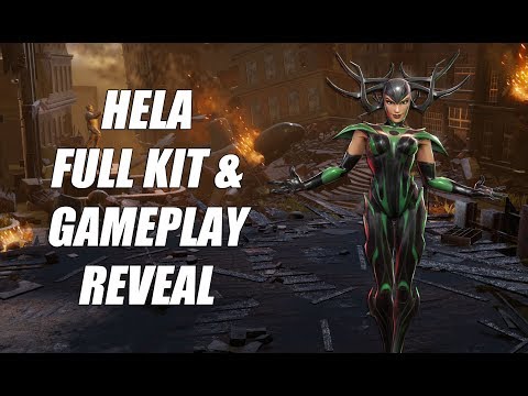 HELA FULL KIT REVEAL + GAMEPLAY- Marvel Strike Force