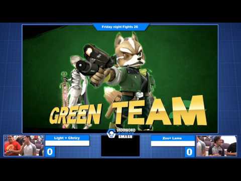 Friday Night Fights 26 - Doubles Winner's Round 1: Light + Chrizy vs Zoo +Lame