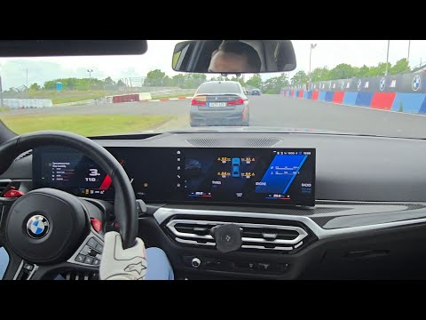 Will the M5 CS RingTaxi catch the M3 Touring? Not today...