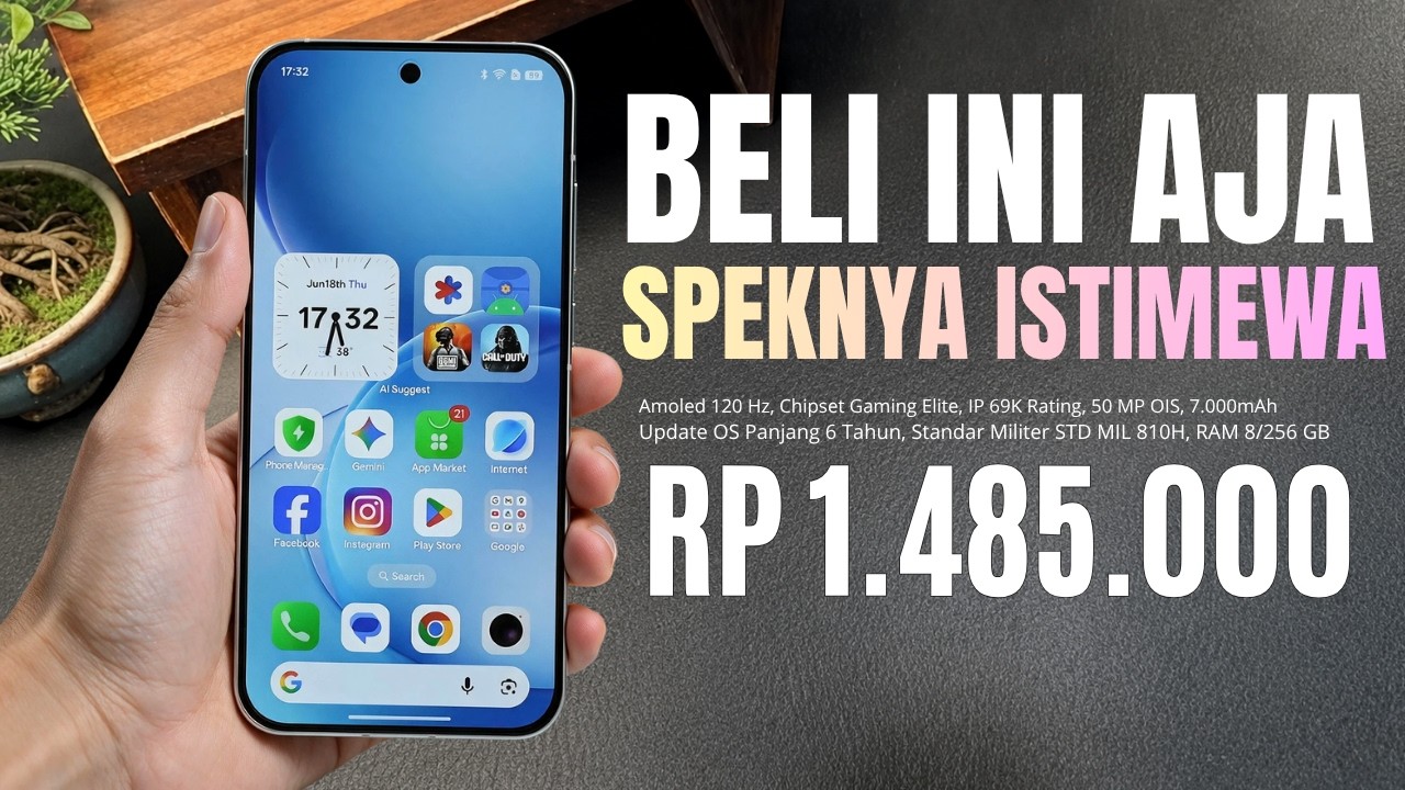 MURAH BISA SEBAGUS INI‼️7000MAH, RAM 8/256 GB - HP 1 JUTAAN TERBAIK DAN TERBARU PERTENGAHAN 2026