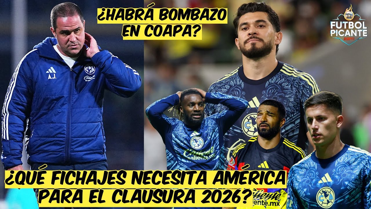 AMÉRICA MOVERÁ FICHAS. ALTAS, BAJAS y RUMORES de JARDINE rumbo CLAUSURA 2026 | Futbol Picante