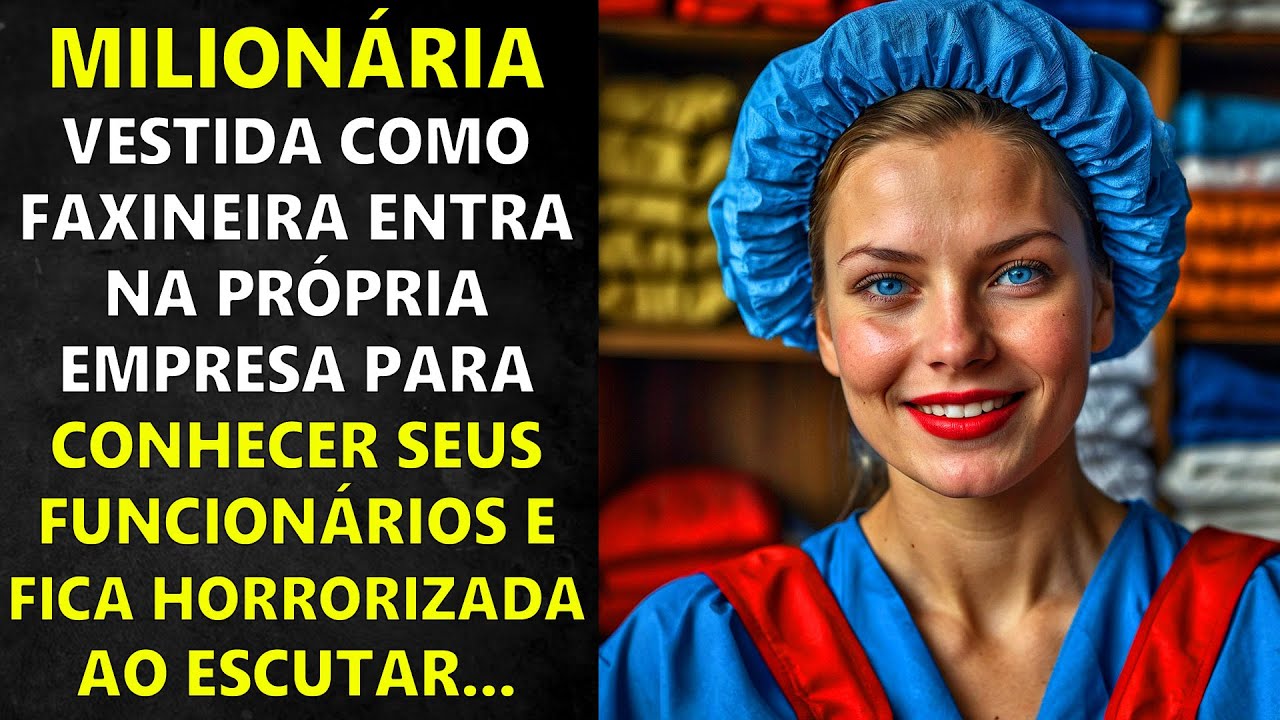 MILIONÁRIA SE DISFARÇA DE FAXINEIRA E ENTRA NA PRÓPRIA EMPRESA... ELA FICA HORRORIZADA QUANDO...