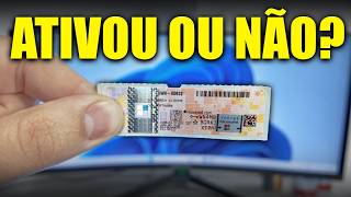 CHEGOU A ETIQUETA BARATA COM CHAVE DE WINDOWS, FUNCIONA?