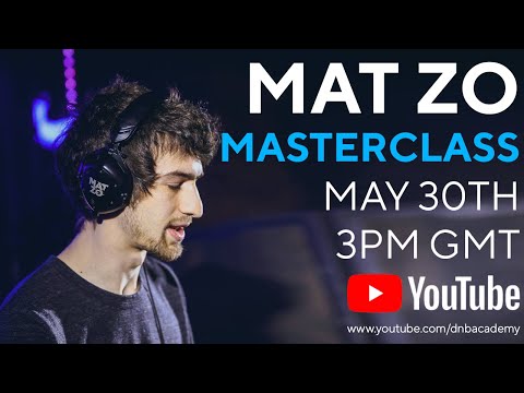 MAT ZO Drum & Bass MASTERCLASS + Q&A - Track Breakdown 'MRSA - Push Me Down The Stairs"
