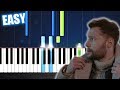 Calum Scott - You Are The Reason - EASY Piano Tutorial by PlutaX