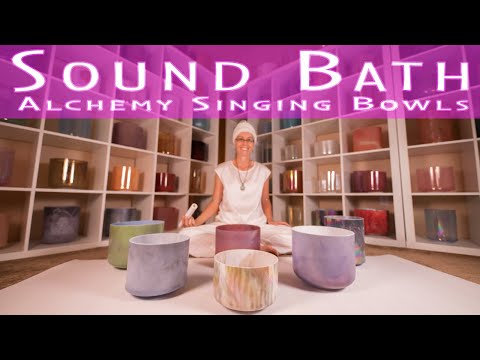 Sound Bath | CRYSTAL HEALING ALCHEMY singing bowls