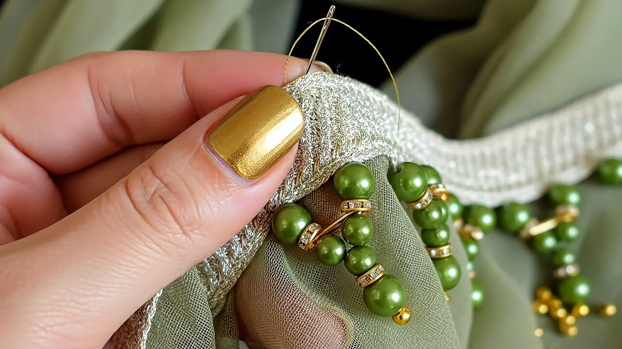 Which Spot Looks Best for This BeadEmbroidery Design?🤔🤔🤔