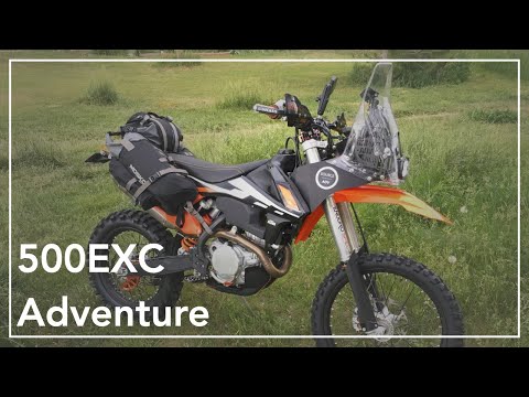 Ultimate KTM 500EXC Lightweight Adventure Motorcycle Build -- Tour & Ride  -- Under 260LB