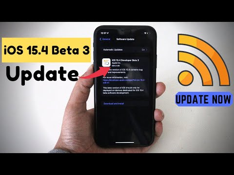 iOS 15.4 Beta 3 Update on iPhone XR !