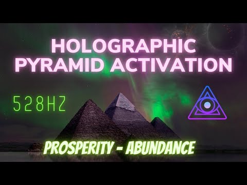 Holographic Pyramid | Pineal Activation | Guided Meditation (Gamma Theta Binaural Infusion)