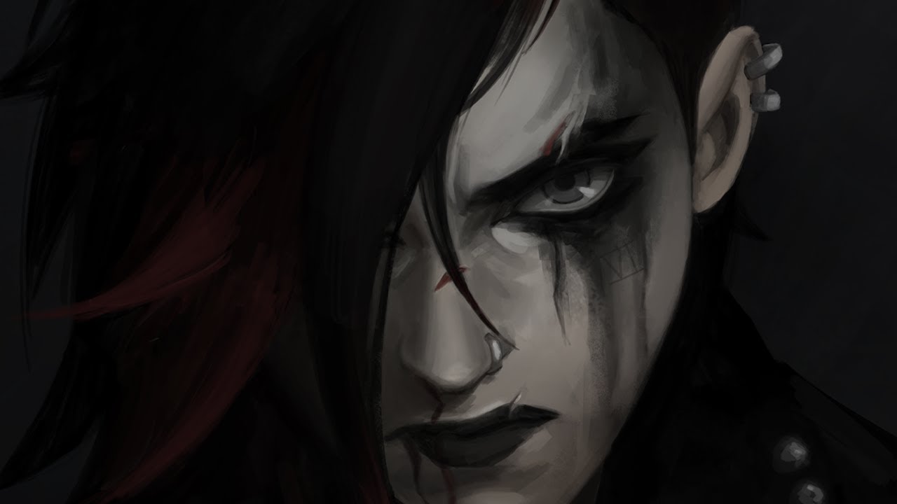 Vi Portrait · Arcane · Digital Painting Process