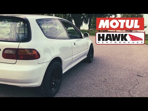 MOTUL RBF 600 brake bleed | HAWK HP+ track brake pads upgrade | Project Honda Civic EG hatchback