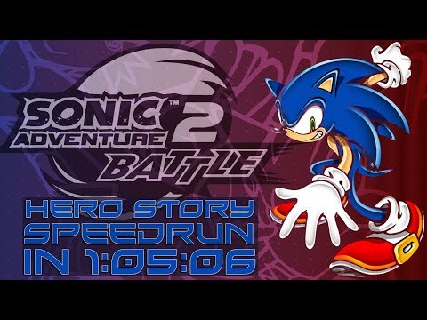 Sonic Adventure 2 Battle - Hero Story Speedrun in 1:05:06 RTA | 12 Hour Challenge