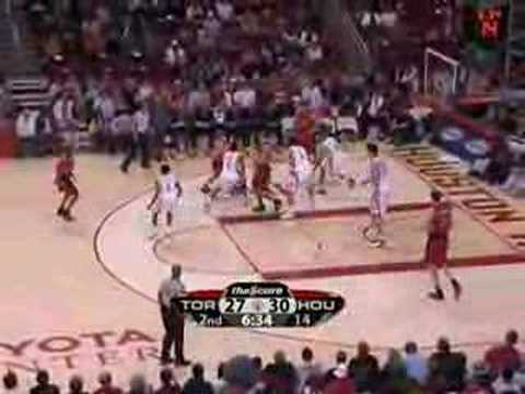 Toronto Raptors vs Houston Rockets Dec.29/07