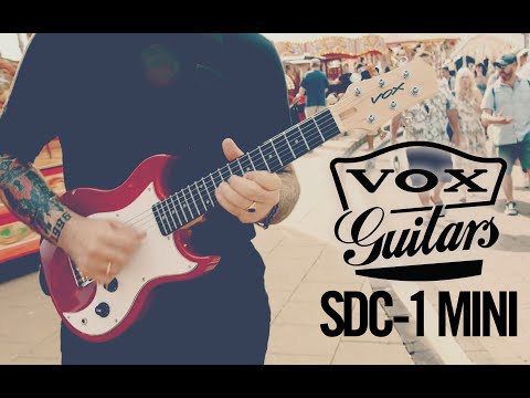 Vox SDC-1-MINI-RD Mini Electric Guitar, Red