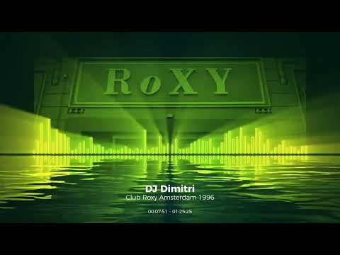 DJ Dimitri at Club Roxy Amsterdam 1996