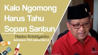 Hasto Kristiyanto Sidir Fadli Zon soal Sopan Santun: Bukan Seenaknya Bicara