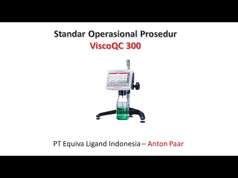 SOP ViscoQC 300 (Viscometer) - Anton Paar