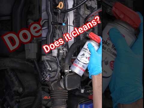 Here is before and after using CRC Intake valve and turbo cleaner