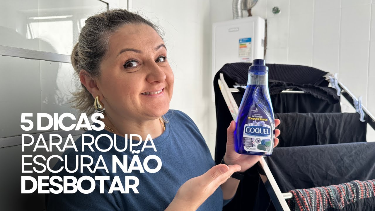 COMO LAVAR ROUPAS PRETAS E ESCURAS SEM DESBOTAR? CUIDADOS ESSENCIAIS | #crisribeirotv #roupas