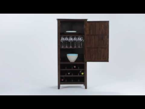 Burlington Solid Wood Low Storage Cabinet Video 1