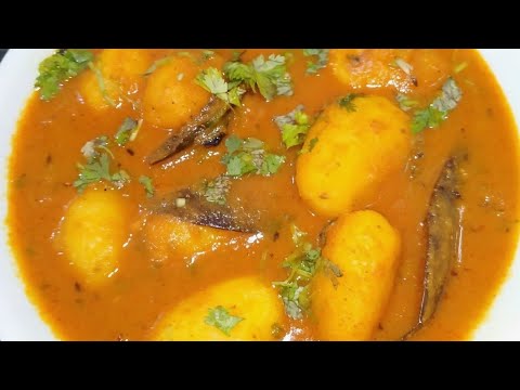 Aloo Curry Recipe-Aloo ki Sabzi with Gravy-Potato Curry-Simple and Quick Aloo sabzi