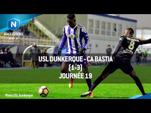 J19 : USL Dunkerque - CA Bastia (1-3), le résumé