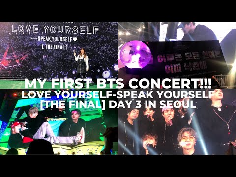 MY FIRST BTS CONCERT EXPERIENCE- D-3 LY SPEAK YOURSELF [THE FINAL] in Seoul
