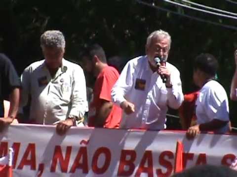 Bancários de Santos participam de ato de solidariedade aos desalojados do Pinheirinho