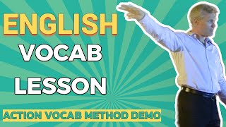 English VOCABULARY Lesson Using ACTION Vocab Method | Live Class