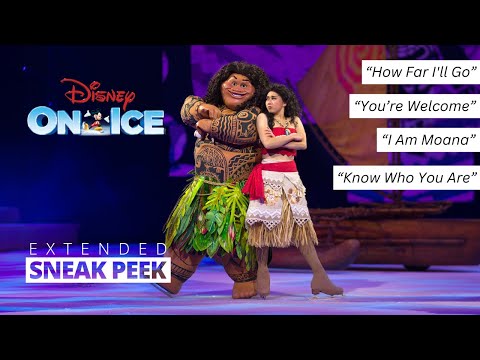 How Far I'll Go | You're Welcome | I Am Moana | Disney's Moana Live | Disney On Ice full performance