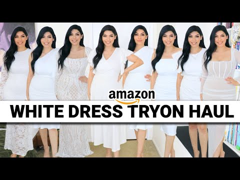 White Dress Try On Haul : Civil / Courtroom Civil Wedding Dresses #weddingdress