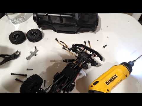 Installing Injora brass high clearance links on the Traxxas TRX4m