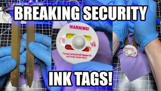 Breaking a Security Ink Tag #shorts