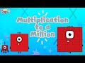 NUMBERBLOCKS MULTIPLICATION TO A MILLION BIG NUMBERS MULTIPLICATION LEARN TO COUNT COLORART ID