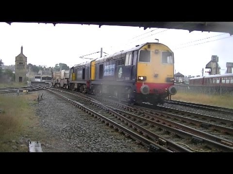 DRS 20308+20303. 6C53. Carnforth. 21/08/13